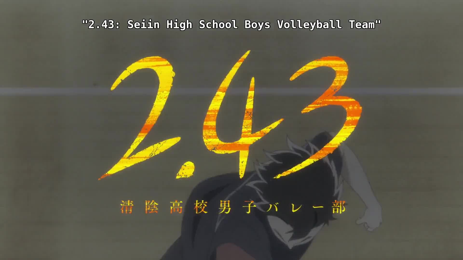 2.43: Seiin Koukou Danshi Volley-bu (Dub)